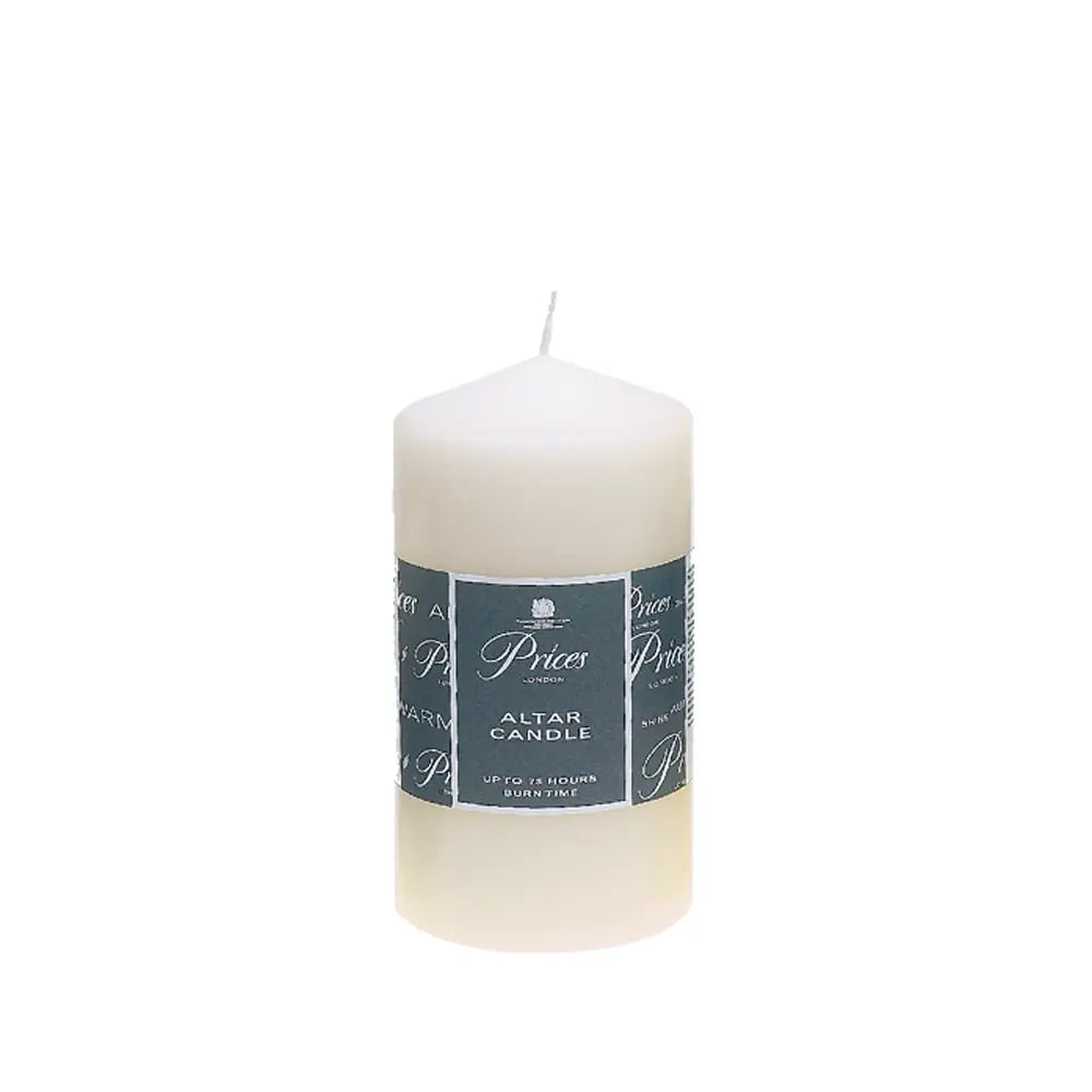 Altar Candle Bianca Non Profumata Moccolo 150x80