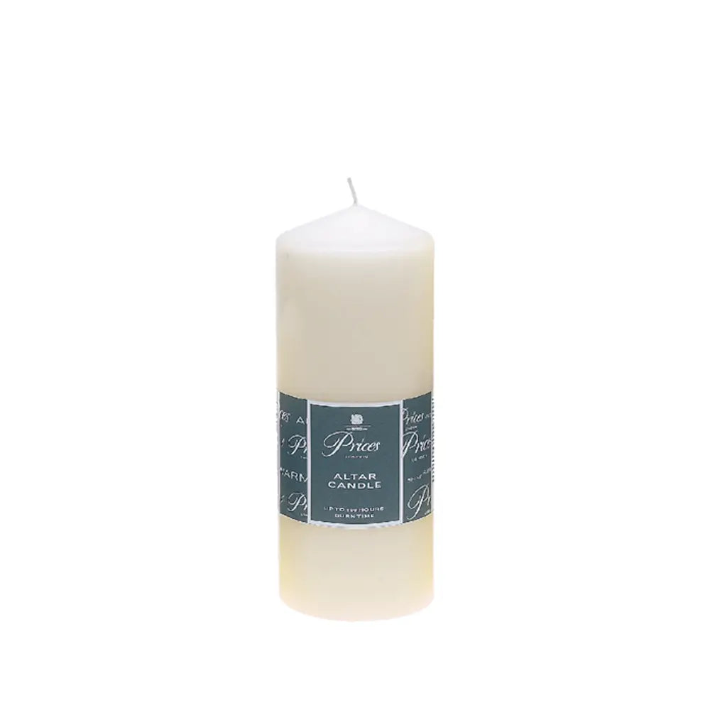 Altar Candle Bianca Non Profumata Moccolo 200x80