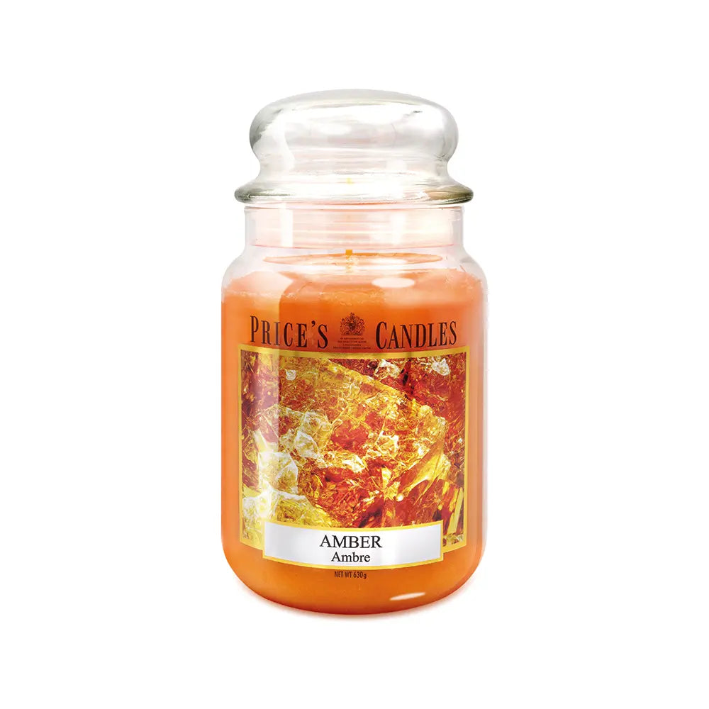 Candela in Giara Grande Amber Ambra