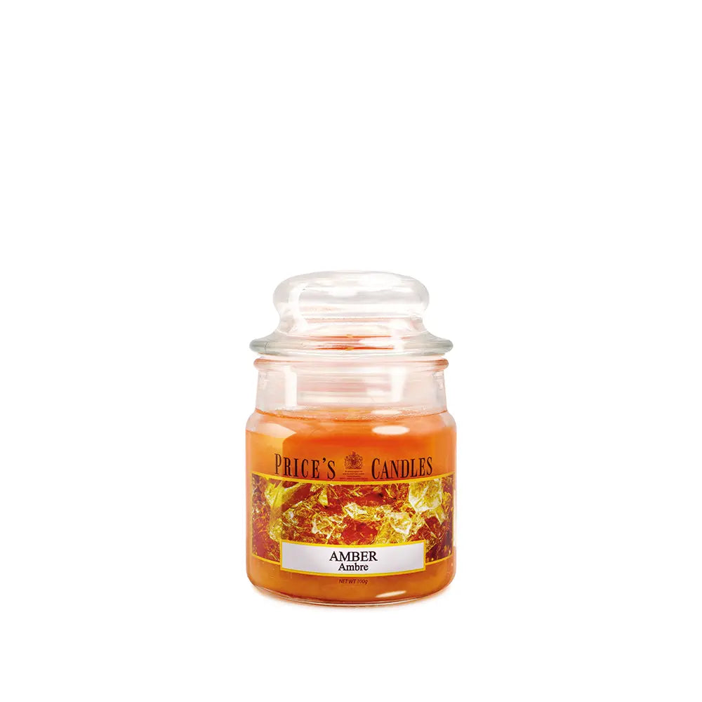 Candela in Giara Piccola Amber Ambra