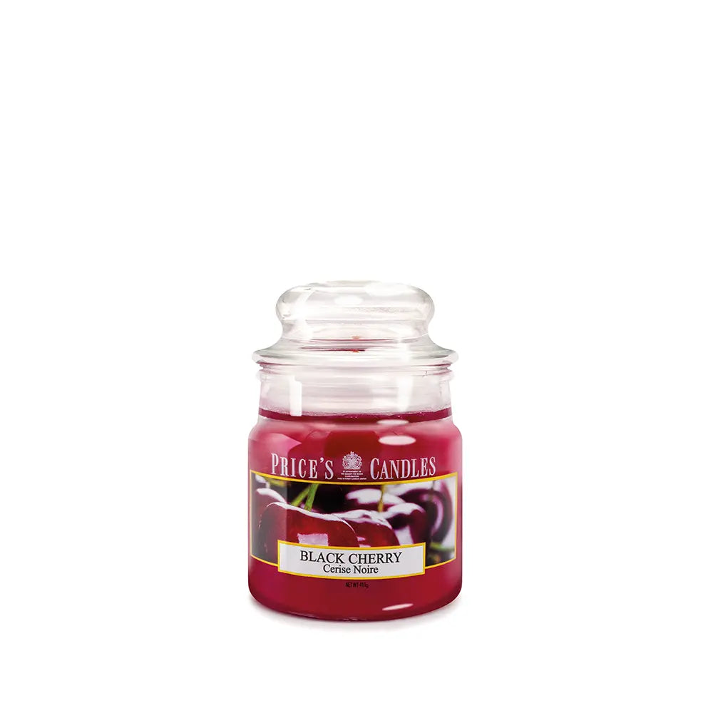 Candela in Giara Piccola Black Cherry Ciliegia