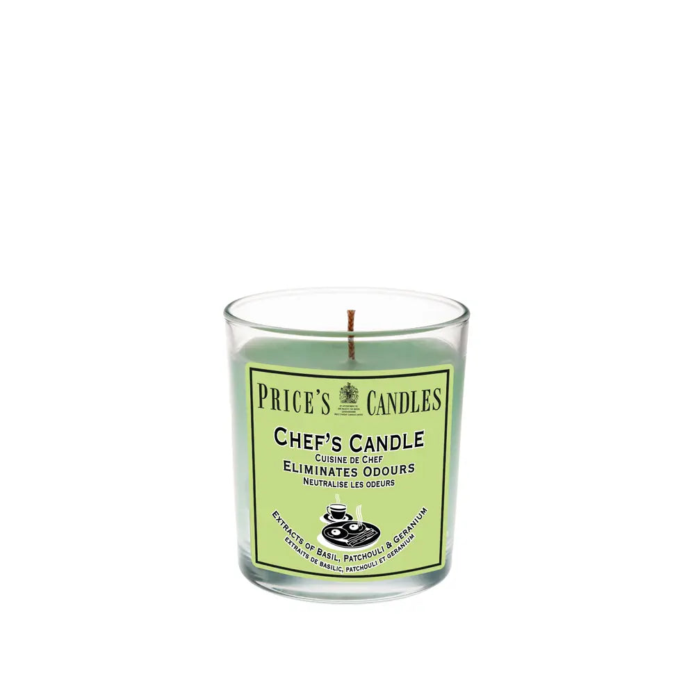Candela in Bicchiere Chef's Anti Odore di Cucina