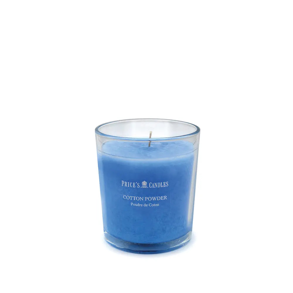 Candela in Bicchiere Cotton Powder Fiori di Cotone