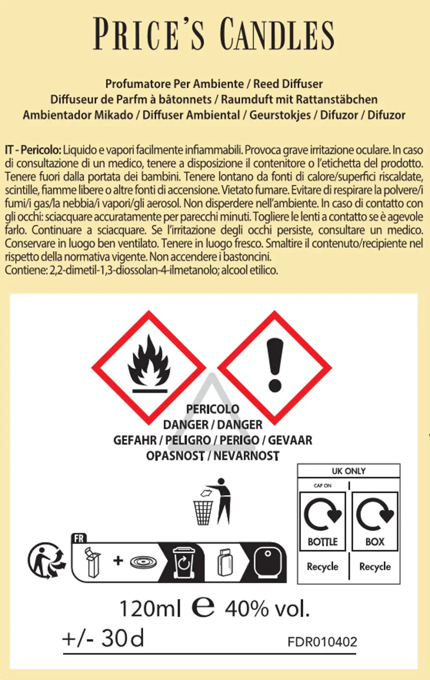 First Light - Diffusore Prices Candles