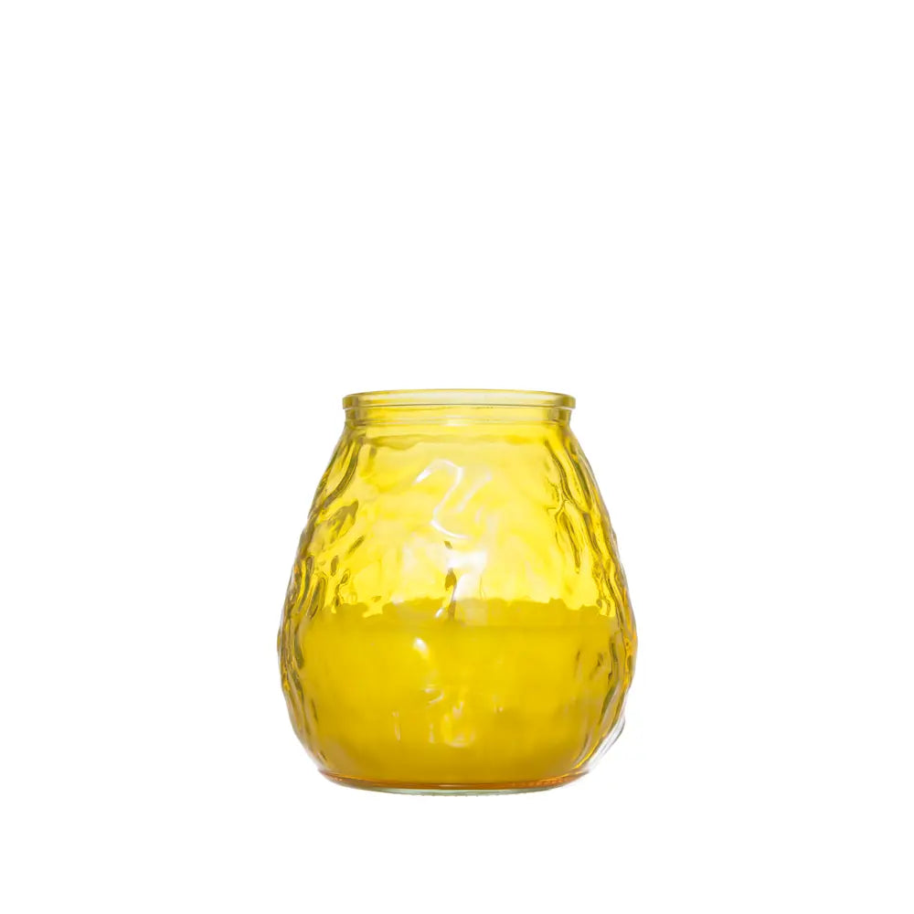 Glolite Candela in Bicchiere Giallo Non Profumata