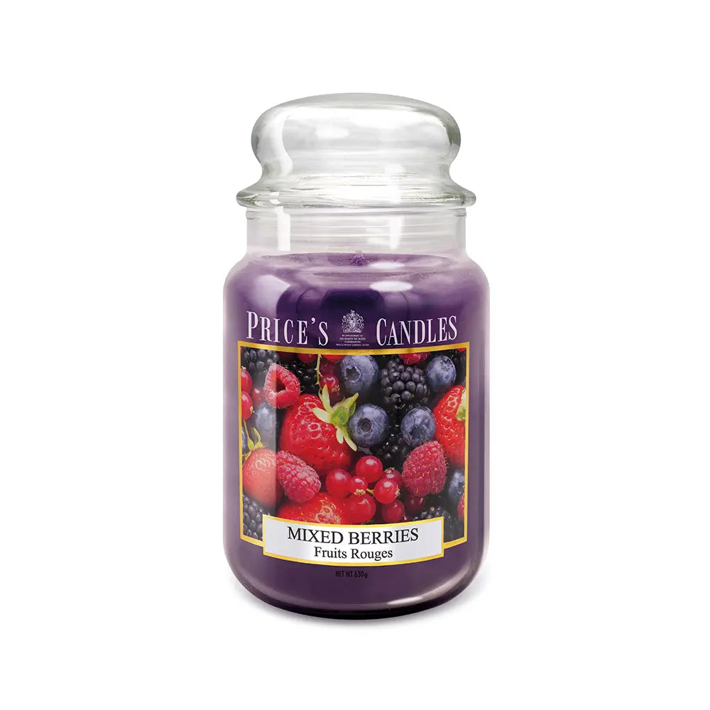 Candela in Giara Grande Mixed Berries Frutti di Bosco