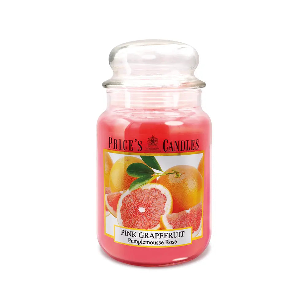 Candela in Giara Grande Pink Grapefruit Pompelmo Rosa