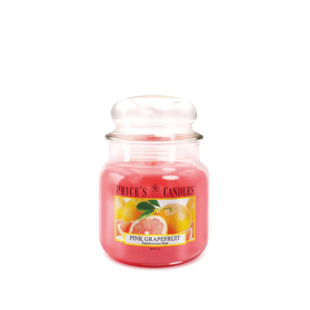 Candela in Giara Media Pink Grapefruit Pompelmo Rosa