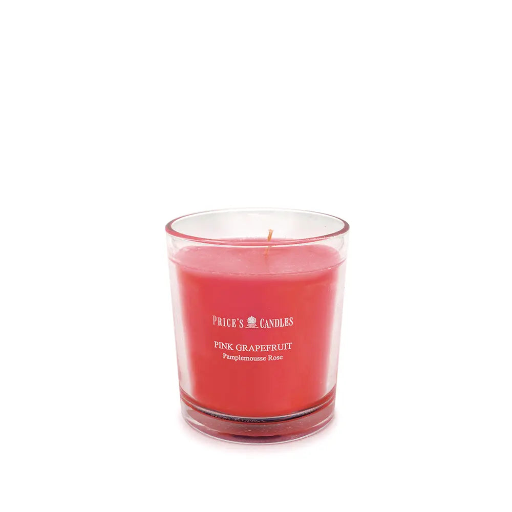 Candela in Bicchiere Pink Grapefruit Pompelmo Rosa