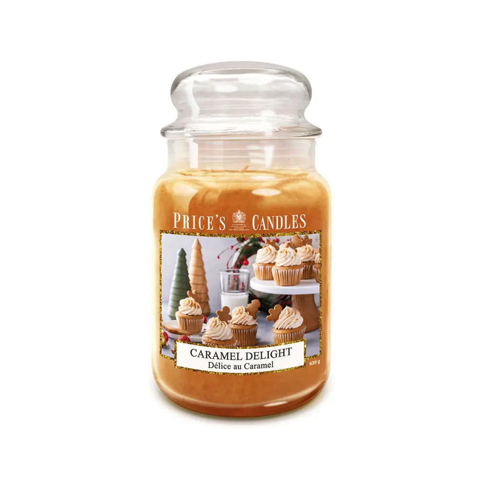 Candela in giara grande Caramel Delight Delizie al Caramello