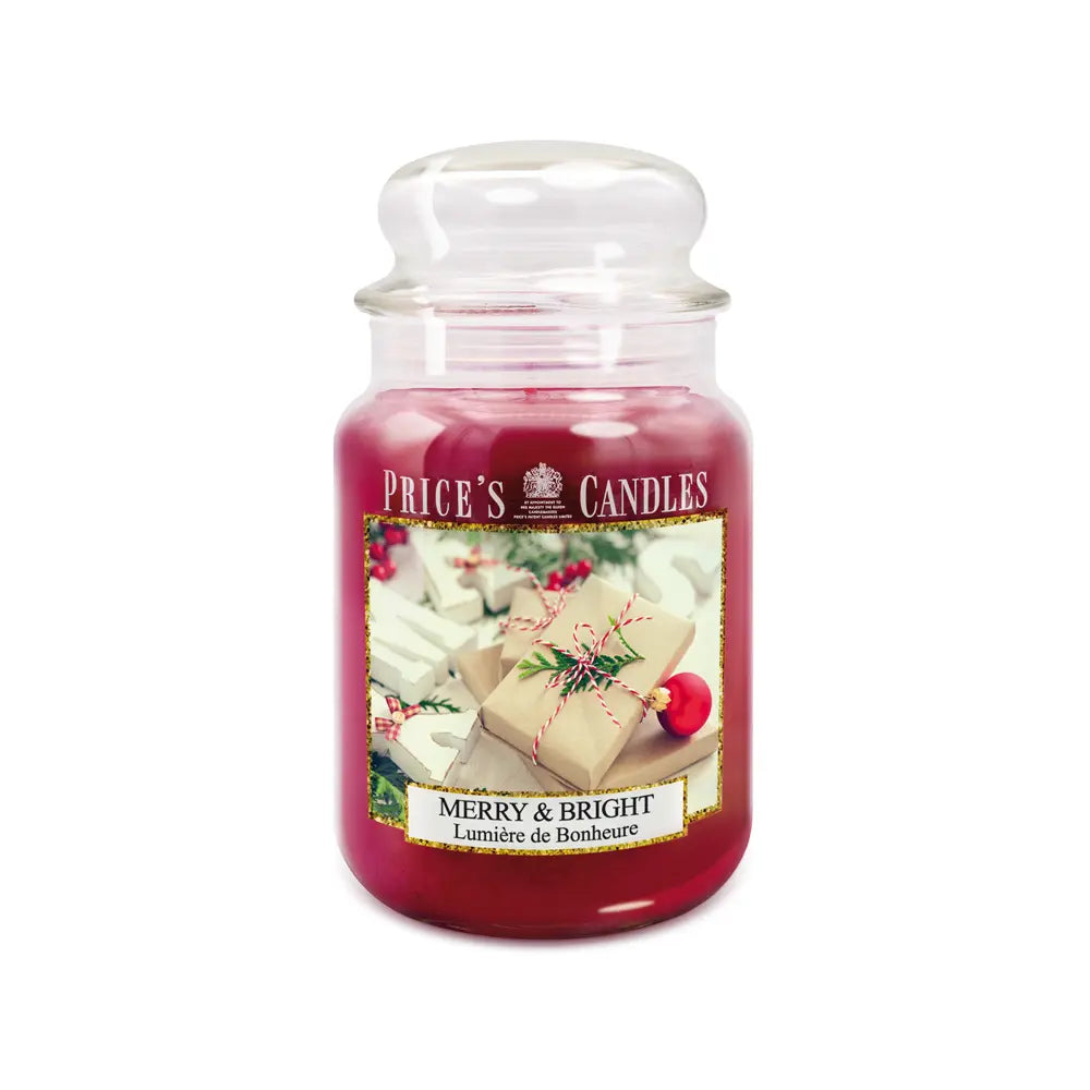 Candela in Giara Grande Merry & Bright Felice e Luminoso