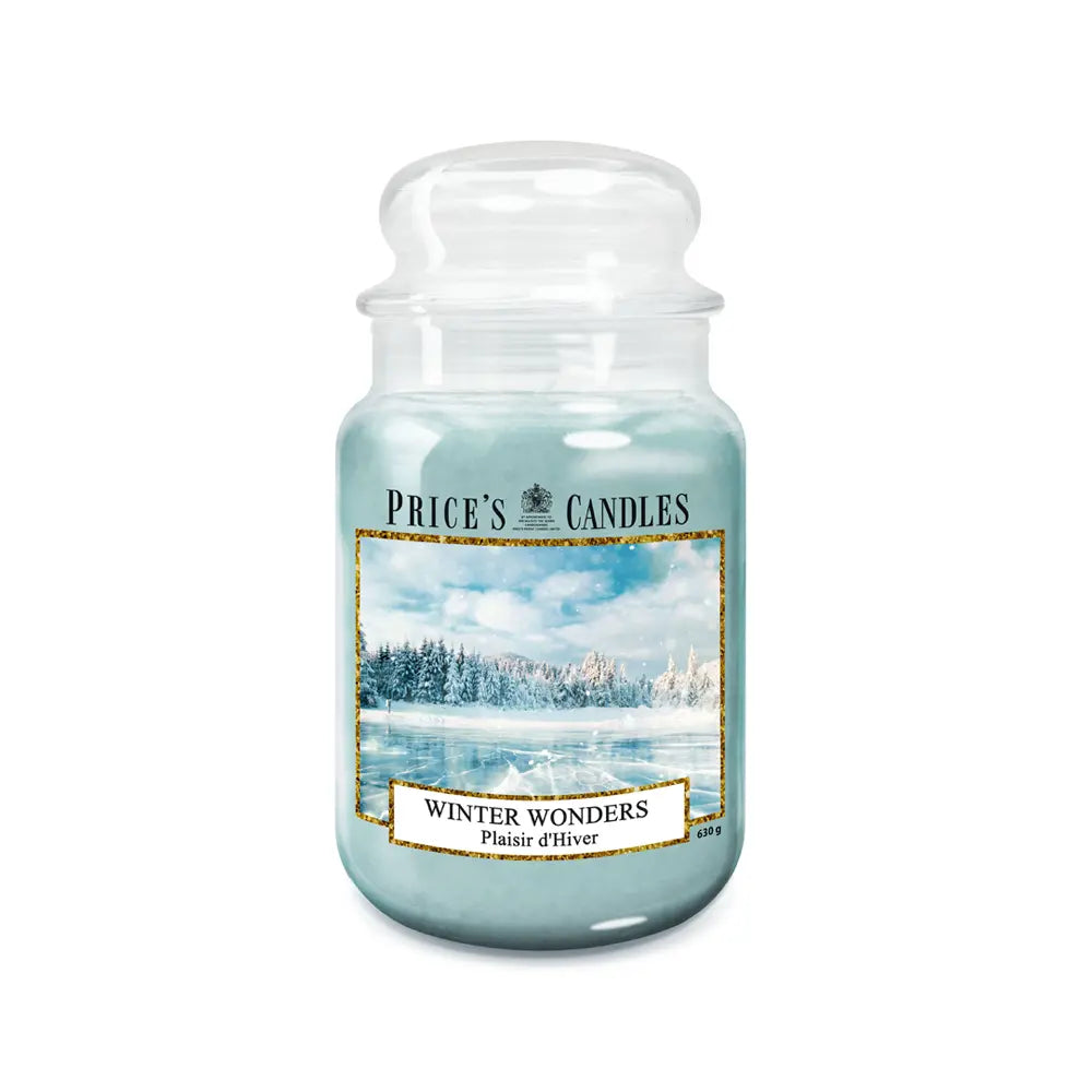 Candela in giara grande Winter Wonders