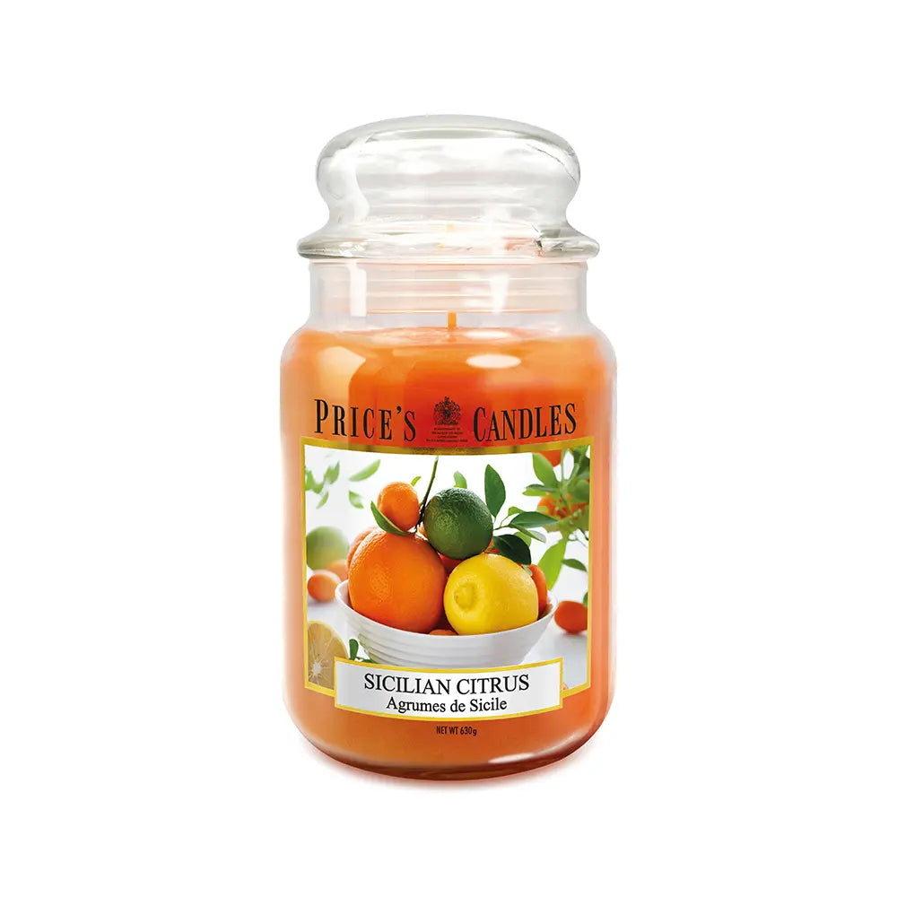 Candela in Giara Grande Sicilian Citrus Agrumi Siciliani