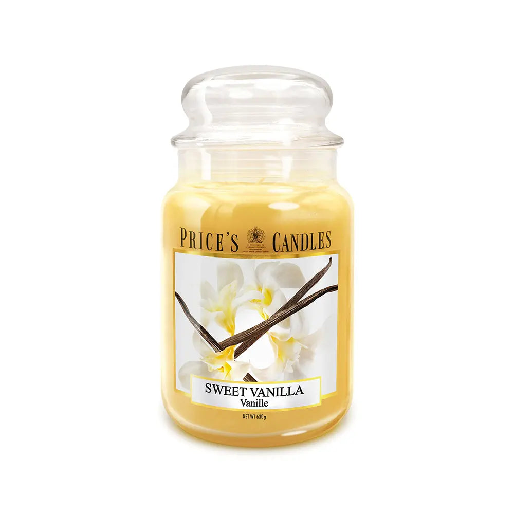Candela in Giara Grande Sweet Vanilla Vaniglia Dolce
