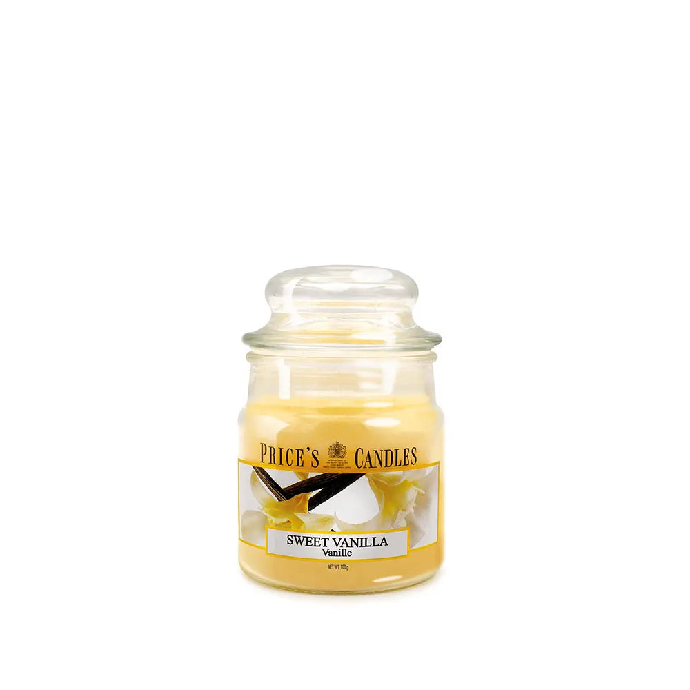 Candela in Giara Piccola Sweet Vanilla Vaniglia Dolce