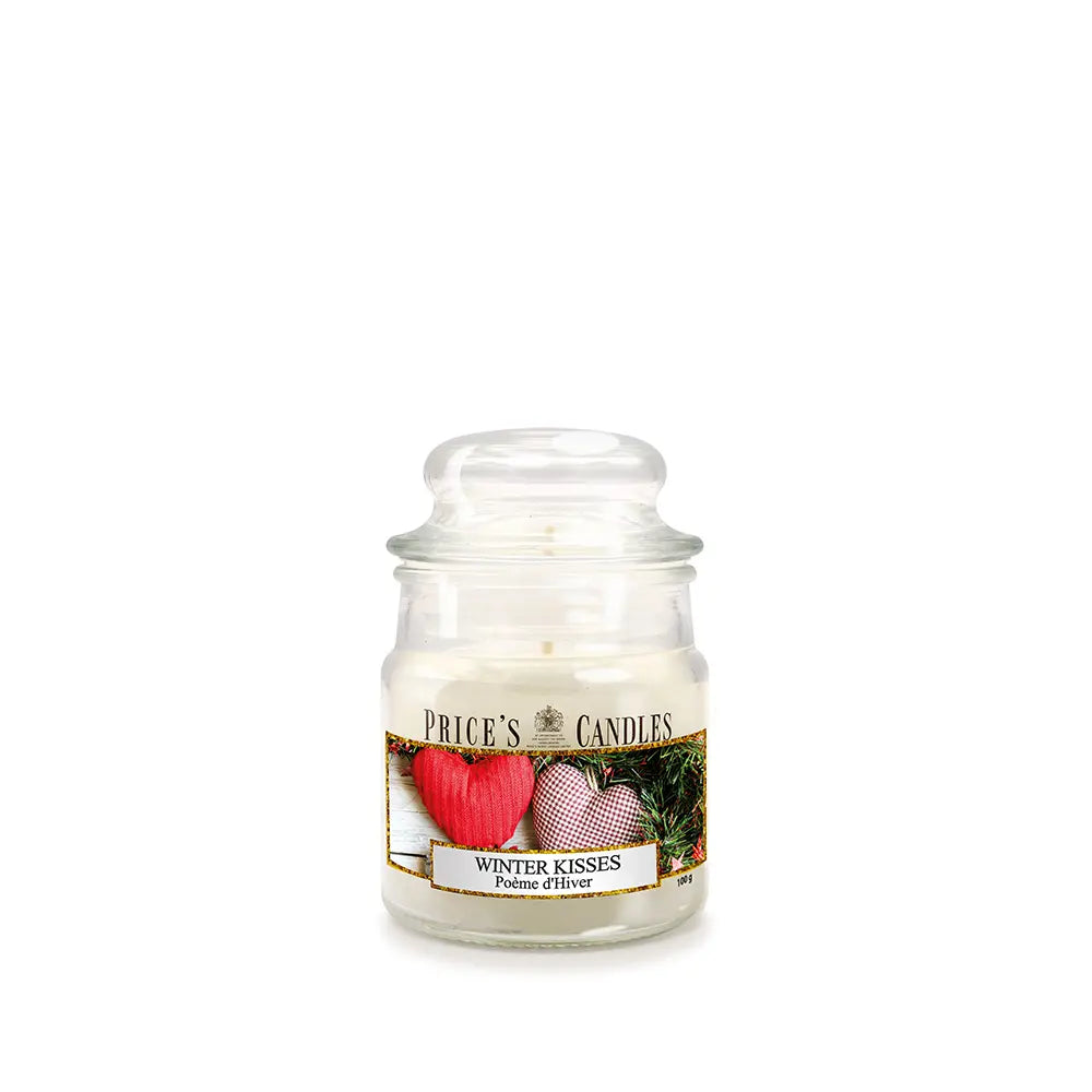 Candela in Giara Piccola Winter Kisses Baci Invernali